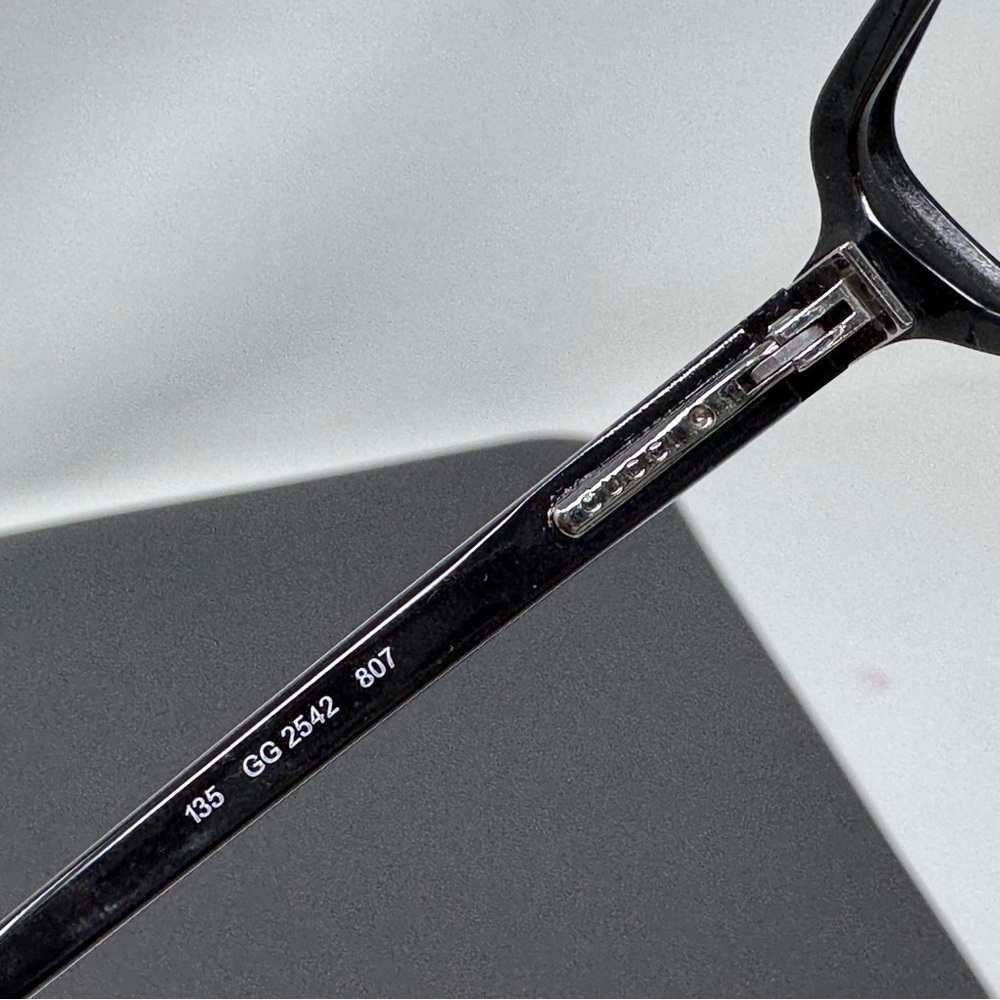 Vintage Gucci GG2542 black  Oval Sunglasses Frames Only GG 2542 807 - Picture 4 of 13